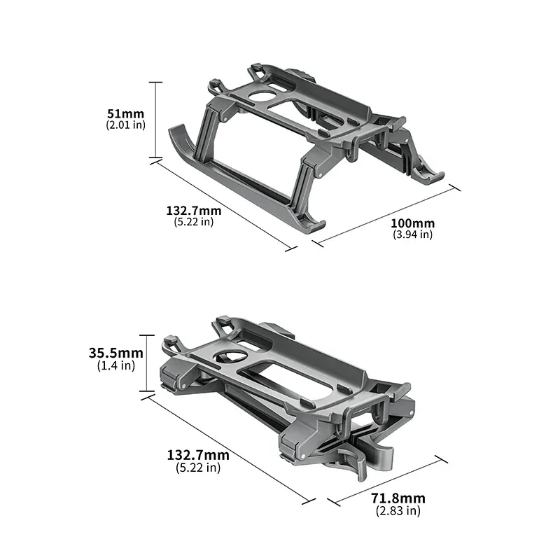 STARTRC for DJI AIR 3S drone landing gear heightening and protective tripod accessories