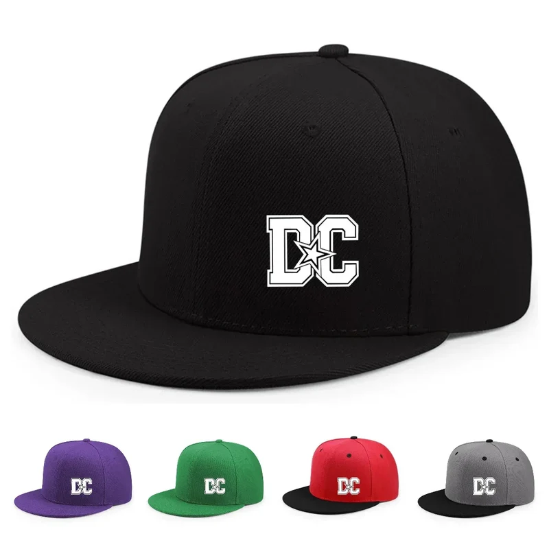Unisex Letter Print Hip-hop Snapback Cap Outdoor Adjustable Casual Baseball Caps Sunscreen Sun Hat Streetwear