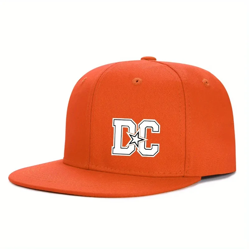 Unisex Letter Print Hip-hop Snapback Cap Outdoor Adjustable Casual Baseball Caps Sunscreen Sun Hat Streetwear
