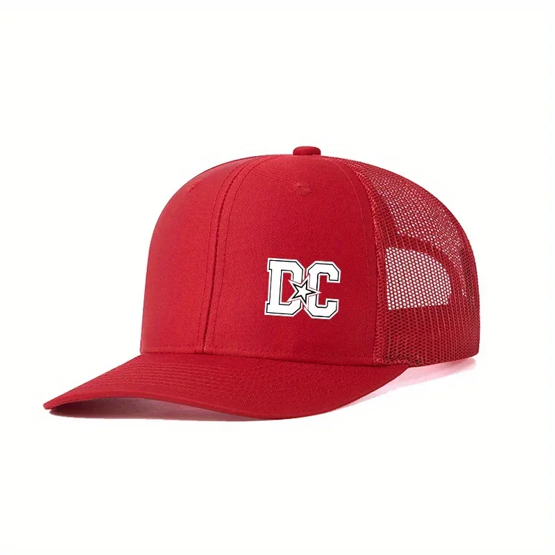 Unisex Letter Print Hip-hop Snapback Cap Outdoor Adjustable Casual Baseball Caps Sunscreen Sun Hat Streetwear
