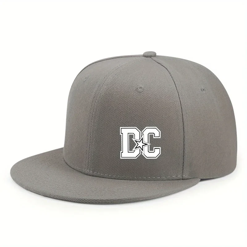 Unisex Letter Print Hip-hop Snapback Cap Outdoor Adjustable Casual Baseball Caps Sunscreen Sun Hat Streetwear