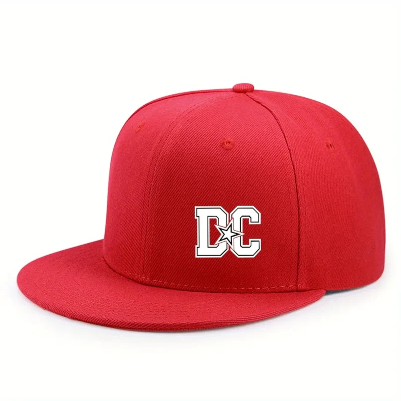 Unisex Letter Print Hip-hop Snapback Cap Outdoor Adjustable Casual Baseball Caps Sunscreen Sun Hat Streetwear