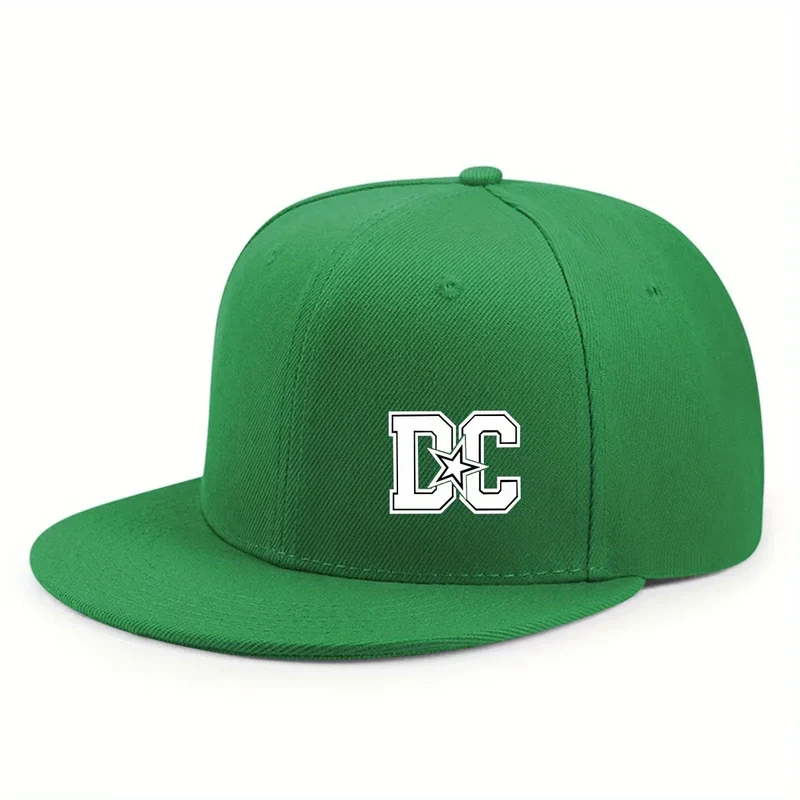 Unisex Letter Print Hip-hop Snapback Cap Outdoor Adjustable Casual Baseball Caps Sunscreen Sun Hat Streetwear