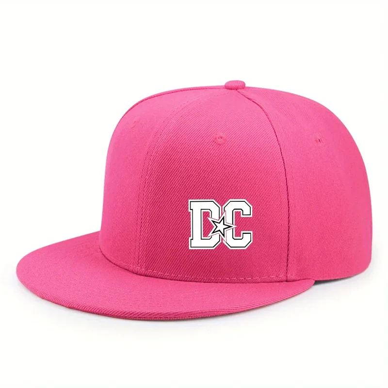 Unisex Letter Print Hip-hop Snapback Cap Outdoor Adjustable Casual Baseball Caps Sunscreen Sun Hat Streetwear