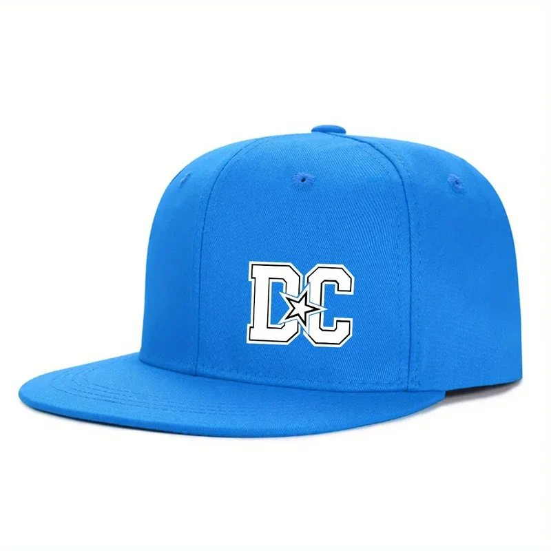 Unisex Letter Print Hip-hop Snapback Cap Outdoor Adjustable Casual Baseball Caps Sunscreen Sun Hat Streetwear