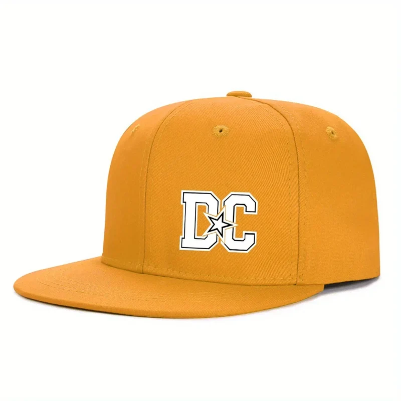 Unisex Letter Print Hip-hop Snapback Cap Outdoor Adjustable Casual Baseball Caps Sunscreen Sun Hat Streetwear