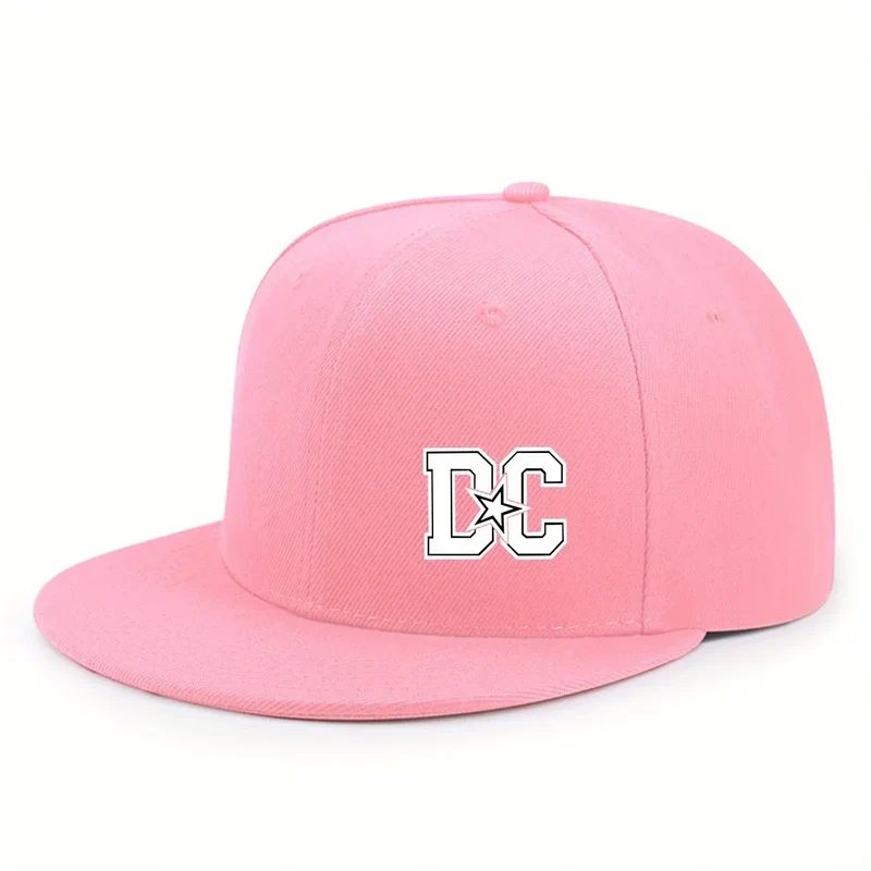 Unisex Letter Print Hip-hop Snapback Cap Outdoor Adjustable Casual Baseball Caps Sunscreen Sun Hat Streetwear