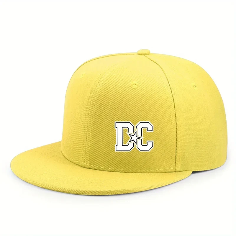Unisex Letter Print Hip-hop Snapback Cap Outdoor Adjustable Casual Baseball Caps Sunscreen Sun Hat Streetwear
