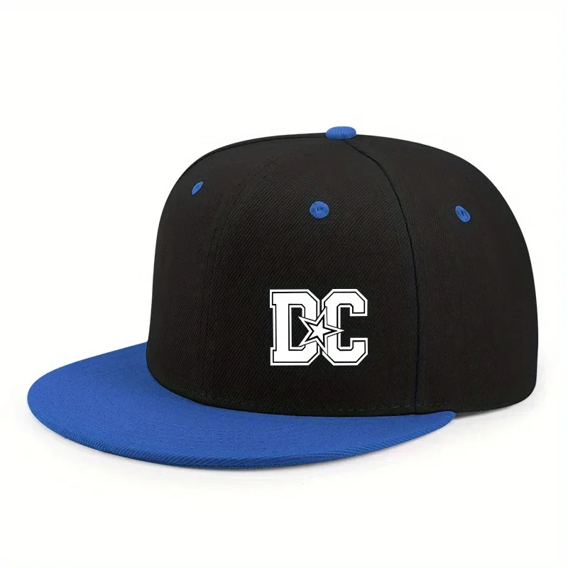 Unisex Letter Print Hip-hop Snapback Cap Outdoor Adjustable Casual Baseball Caps Sunscreen Sun Hat Streetwear