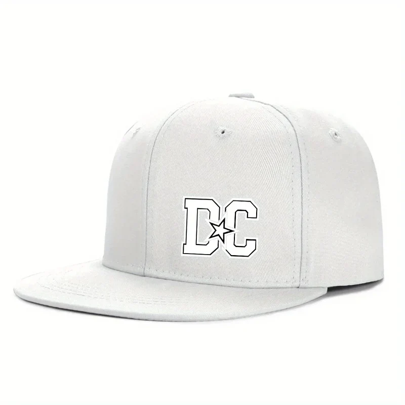 Unisex Letter Print Hip-hop Snapback Cap Outdoor Adjustable Casual Baseball Caps Sunscreen Sun Hat Streetwear