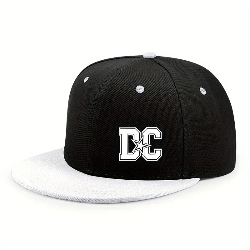 Unisex Letter Print Hip-hop Snapback Cap Outdoor Adjustable Casual Baseball Caps Sunscreen Sun Hat Streetwear
