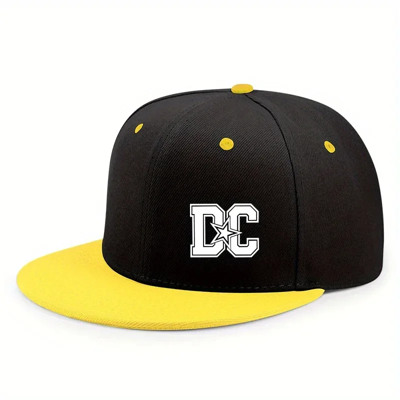 Unisex Letter Print Hip-hop Snapback Cap Outdoor Adjustable Casual Baseball Caps Sunscreen Sun Hat Streetwear