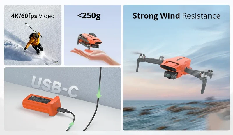 FIMI MINI 3 new Camera Drone 249g 4K 60fps AI Super Night Video 9KM flight distance 1/2-inch 48MP Sensor mini pro drone