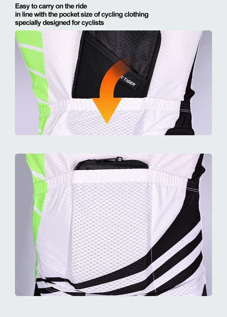 X-TIGER Bicycle Phone Bag Cycling Jersey Bag Lightweight and Portable Multifunctional Handbag Wallet Cycling Equipment