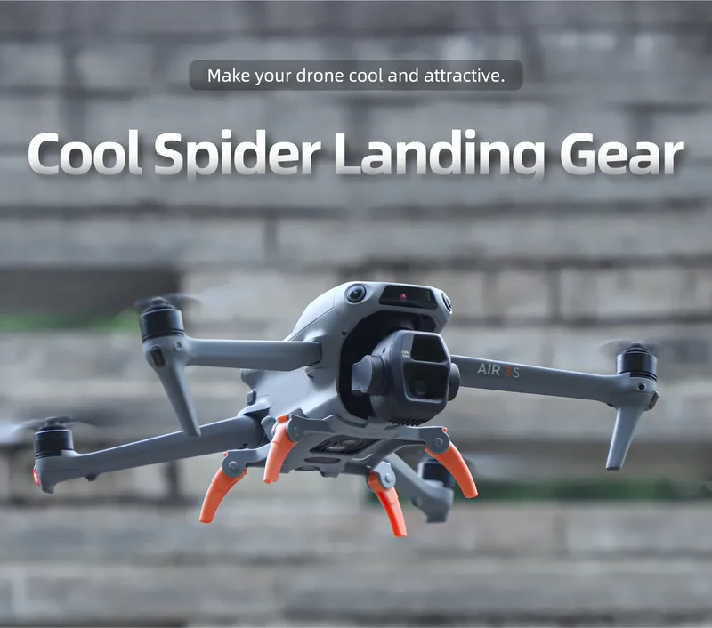 Foldable Extended 36mm Landing Gear Leg For DJI Air 3S Drone Accessories Splitting Tripod Training Kit for DJI Air 3