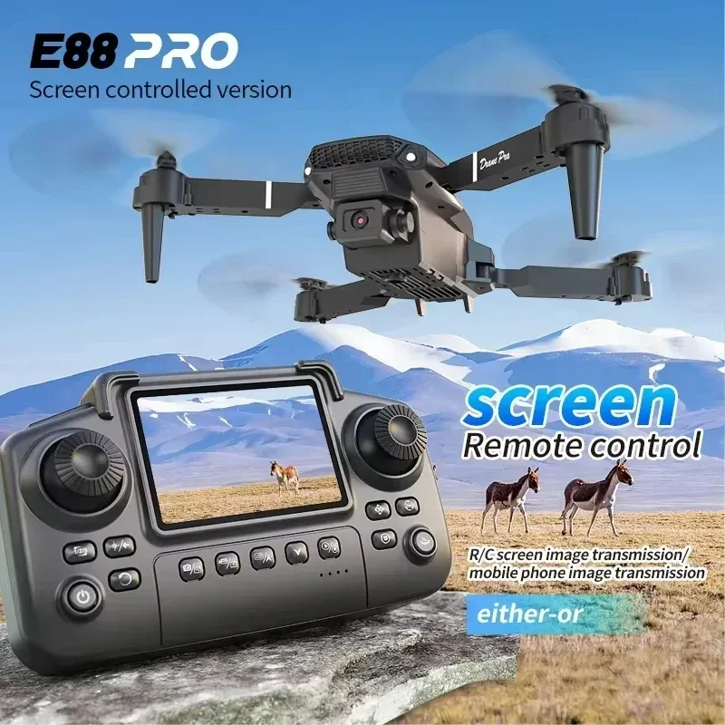E88PRO Drone 8K 5G Professional HD Dual Camera Aerial Photography Remote Control Aircraft Quadcopter Toys 15000M 2025