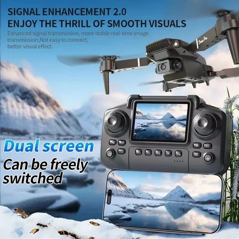 E88PRO Drone 8K 5G Professional HD Dual Camera Aerial Photography Remote Control Aircraft Quadcopter Toys 15000M 2025