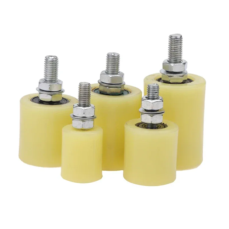 1pc Thickened Bearing Nylon Guide Roller Gate Wheels - Sliding Or Cantilever Gates Positioning Guide Translation Door Wheel