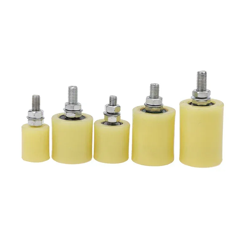 1pc Thickened Bearing Nylon Guide Roller Gate Wheels - Sliding Or Cantilever Gates Positioning Guide Translation Door Wheel