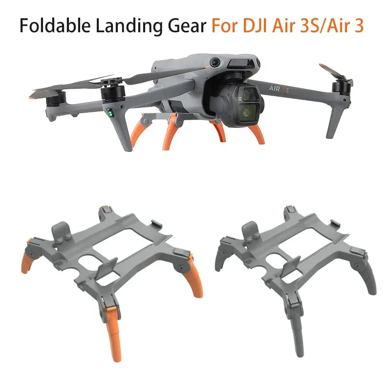 Foldable Landing Gear For DJI Air 3S/Air 3 Height Increasing Leg Extension Protector For DJI Air 3S/Air 3 Drone Accessories