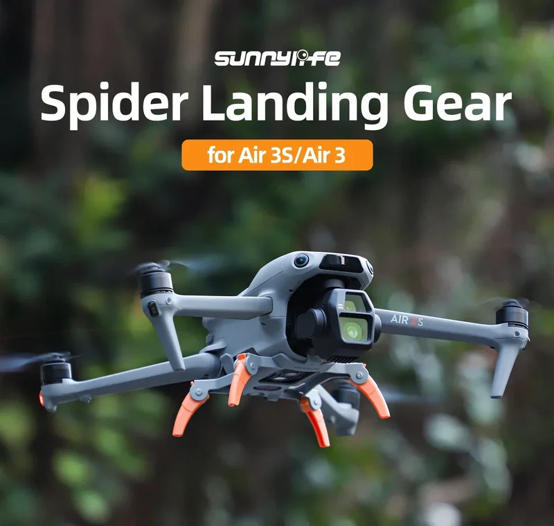 Foldable Landing Gear For DJI Air 3S/Air 3 Height Increasing Leg Extension Protector For DJI Air 3S/Air 3 Drone Accessories