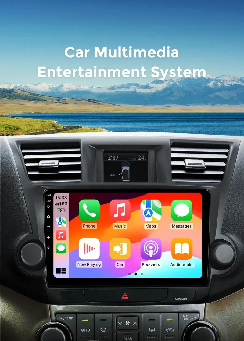 Android 15 Car Radio For Honda Fit Jazz 2008-2013 2din Android 12 Carplay Multimidia Video Player Navigation GPS Head Unit
