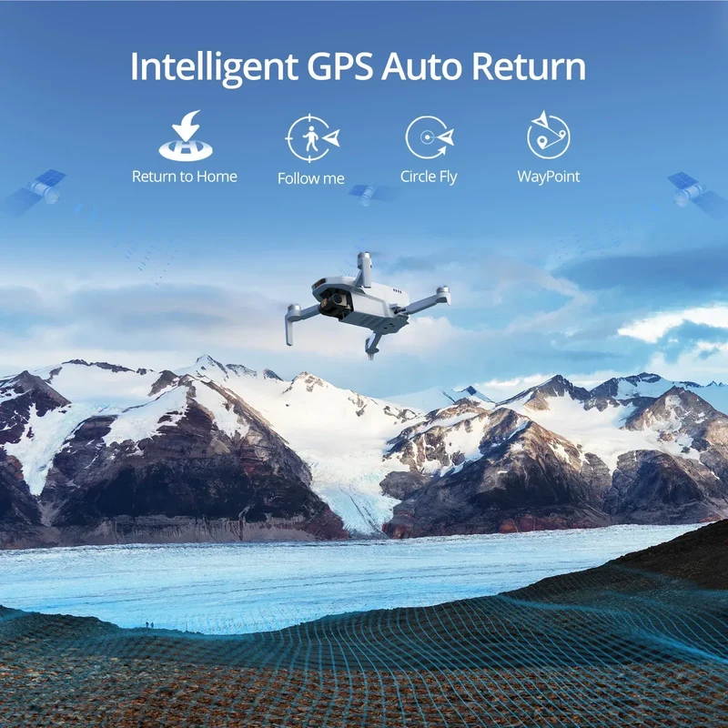 Potensic ATOM SE 4K GPS Professional Drone Camera 12MP, Under 249g, Max 4-KM, Auto Return, Circle Fly, Follow Me, WayPoint