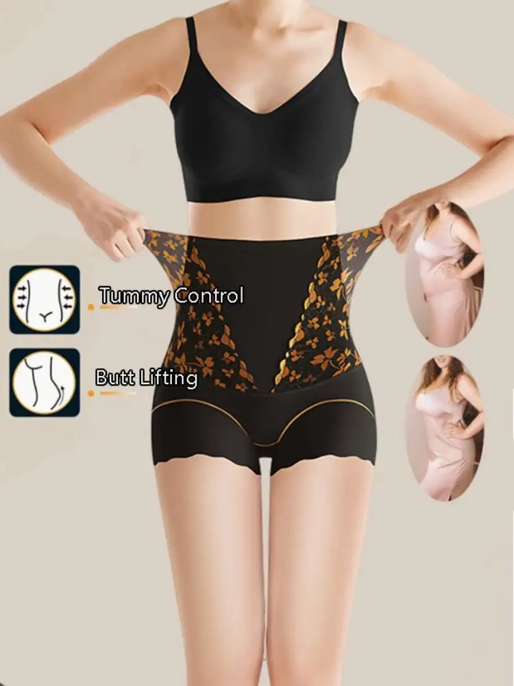 Women's Shapewear Panties Slim Fit High Waist Hip Lifting Postpartum Abdominal Shapewear Exquisite Close Intimates Briefs