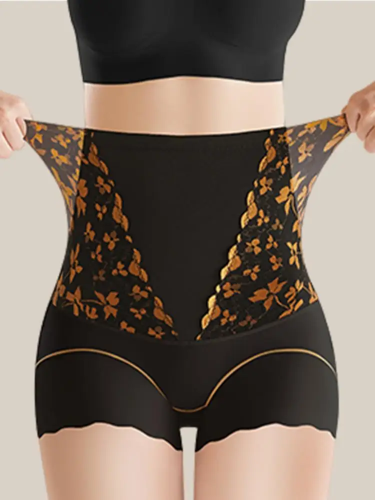 Women's Shapewear Panties Slim Fit High Waist Hip Lifting Postpartum Abdominal Shapewear Exquisite Close Intimates Briefs