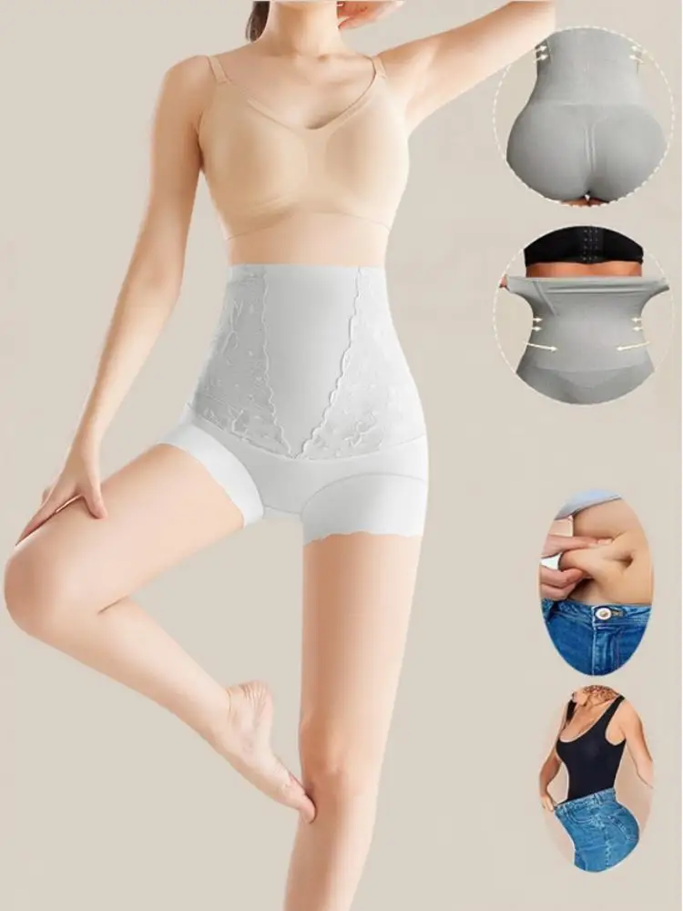 Women's Shapewear Panties Slim Fit High Waist Hip Lifting Postpartum Abdominal Shapewear Exquisite Close Intimates Briefs