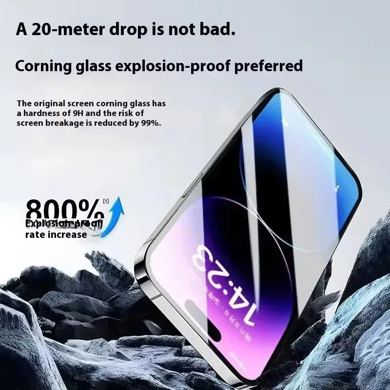2Pcs HD Clear Tempered Glass For iPhone 17 16 15 14 Pro Max 6 7 8 Plus 12 13 11 Pro 16e XR XS Dust Free Install Screen Protector