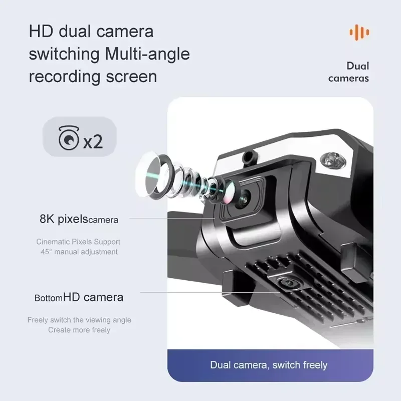 2026 New G6 GPS Drone 8K Professional HD Camera Optical Flow 5G WIFI Omnidirectional Obstacle Avoidance Quadcopter Kids Gift Toy