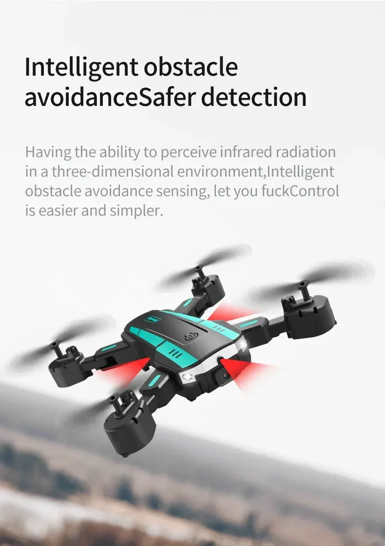 2026 New G6 GPS Drone 8K Professional HD Camera Optical Flow 5G WIFI Omnidirectional Obstacle Avoidance Quadcopter Kids Gift Toy