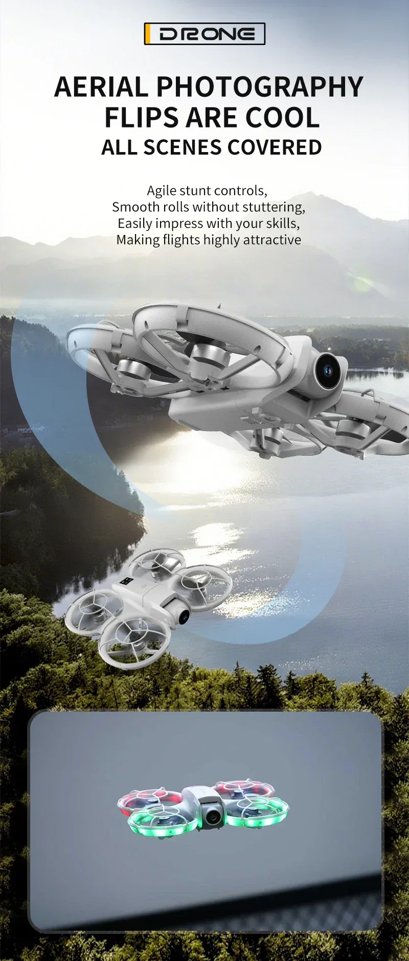 H137 PRO RC Drone 4K Professional HD Aerial 180° Dual Camera Photography Brushless Screen Remote Control Aircraft Quadcopter Toy