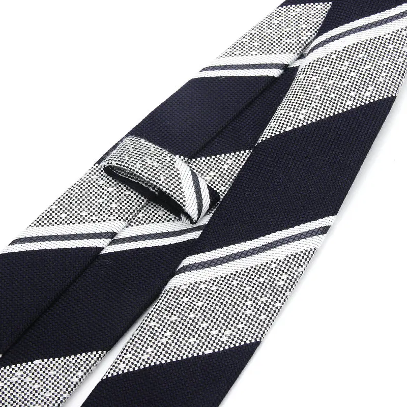 Fashion Tie Classic Men's Stripe Necktie Casual Cotton Suits Bowknots Neck Ties Male Business Skinny Slim Ties Colourful Cravat