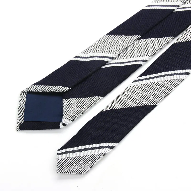 Fashion Tie Classic Men's Stripe Necktie Casual Cotton Suits Bowknots Neck Ties Male Business Skinny Slim Ties Colourful Cravat