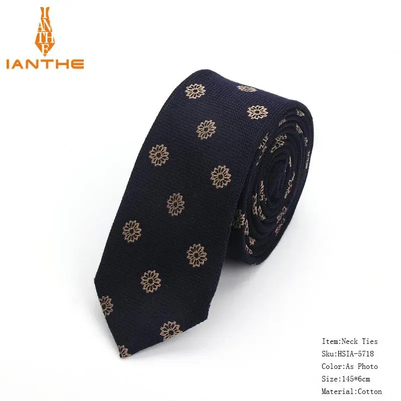 Fashion Tie Classic Men's Stripe Necktie Casual Cotton Suits Bowknots Neck Ties Male Business Skinny Slim Ties Colourful Cravat