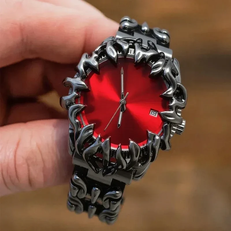 2025 Alabaster Industries Y2K Demon Claw Quartz Watch Men Hot Medieval Old Unique Creative Men's Watches Steel Watch AAA Clock