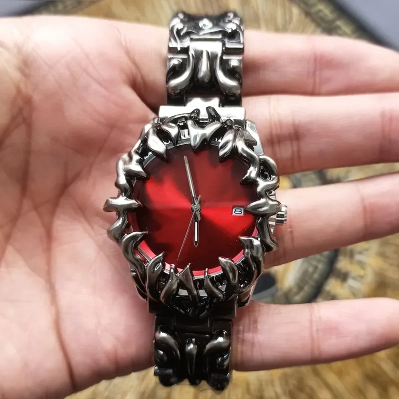 2025 Alabaster Industries Y2K Demon Claw Quartz Watch Men Hot Medieval Old Unique Creative Men's Watches Steel Watch AAA Clock