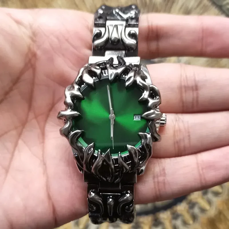2025 Alabaster Industries Y2K Demon Claw Quartz Watch Men Hot Medieval Old Unique Creative Men's Watches Steel Watch AAA Clock