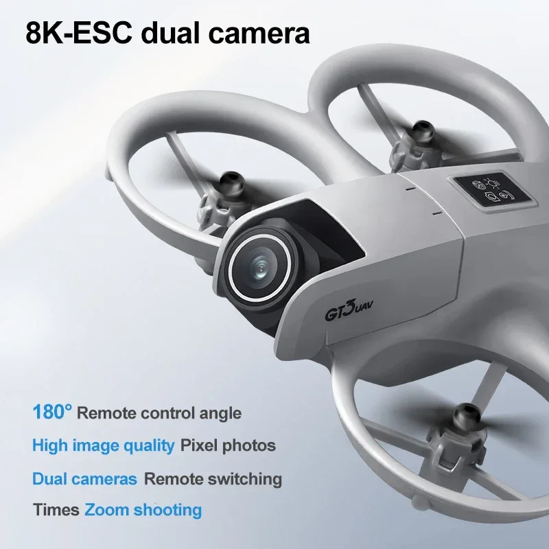 NEW Original GT3 Max Mini Drone 8K GPS Professional HD Aerial Photography Remote Control Aircraft HD Dual Camera Quadcopter Toy
