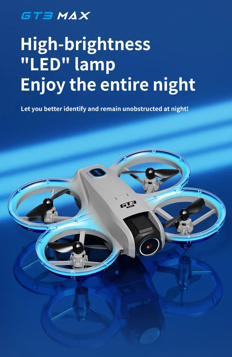 NEW Original GT3 Max Mini Drone 8K GPS Professional HD Aerial Photography Remote Control Aircraft HD Dual Camera Quadcopter Toy