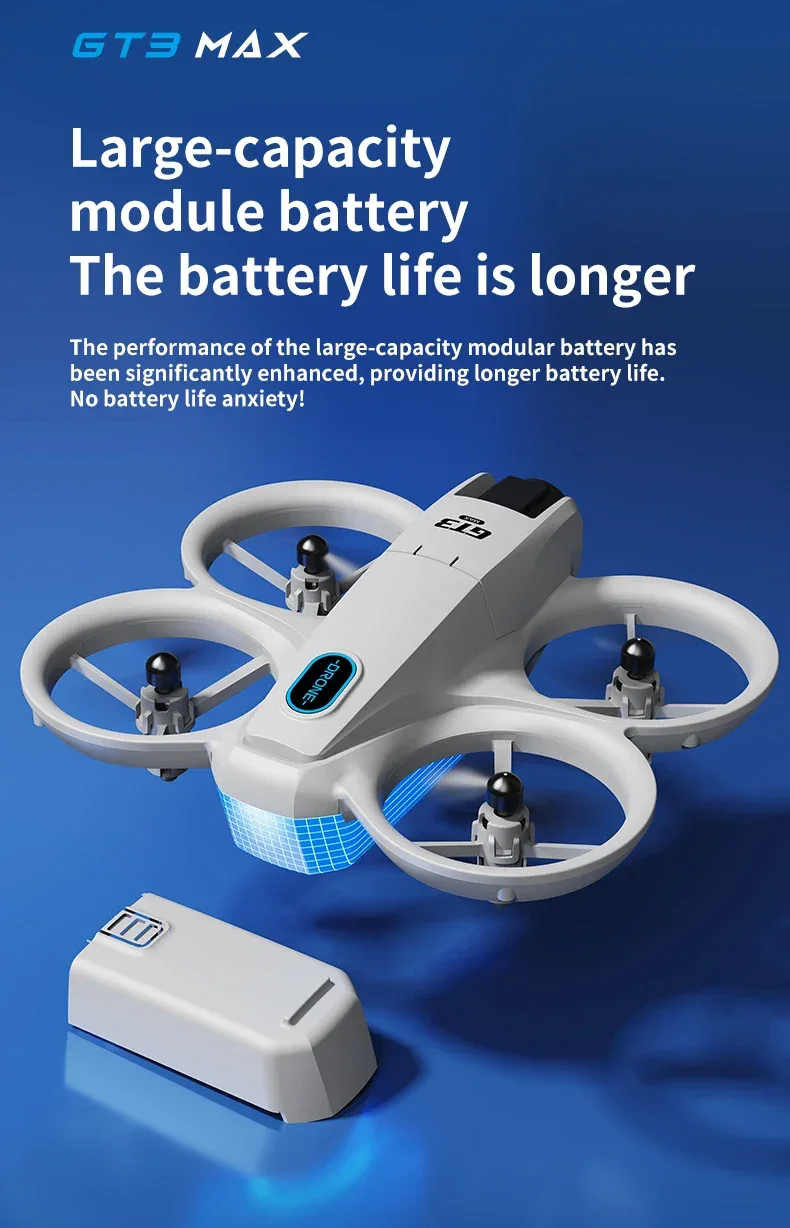 NEW Original GT3 Max Mini Drone 8K GPS Professional HD Aerial Photography Remote Control Aircraft HD Dual Camera Quadcopter Toy