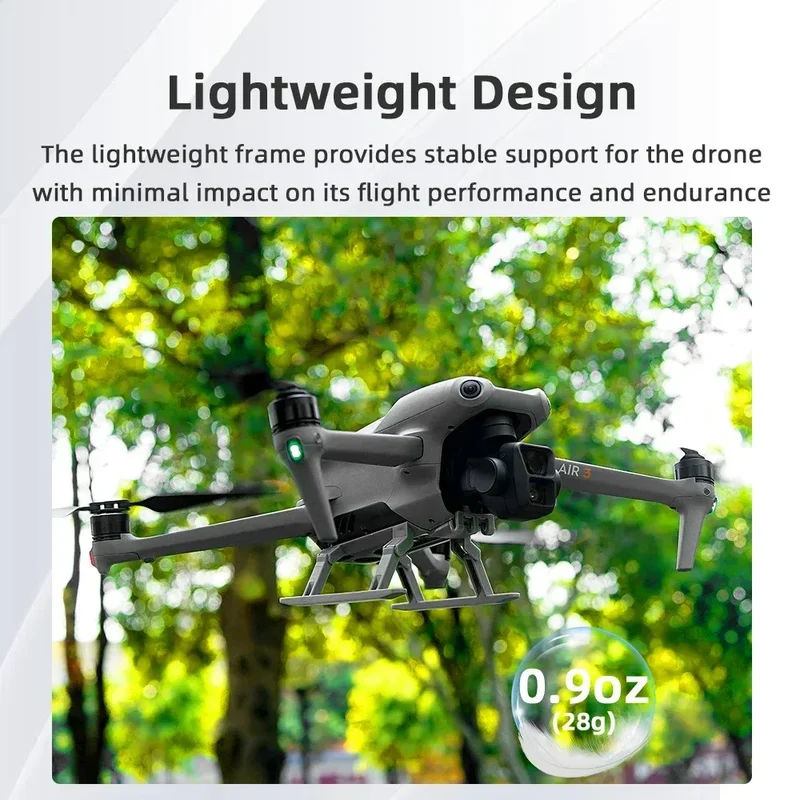 Landing Gear for DJI MAVIC Air 3/Air 3S Foldable Extension Support Legs Dorne Heighten Bracket Protector Feet Stand Accessories