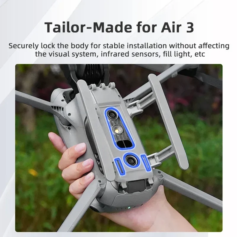 Landing Gear for DJI MAVIC Air 3/Air 3S Foldable Extension Support Legs Dorne Heighten Bracket Protector Feet Stand Accessories