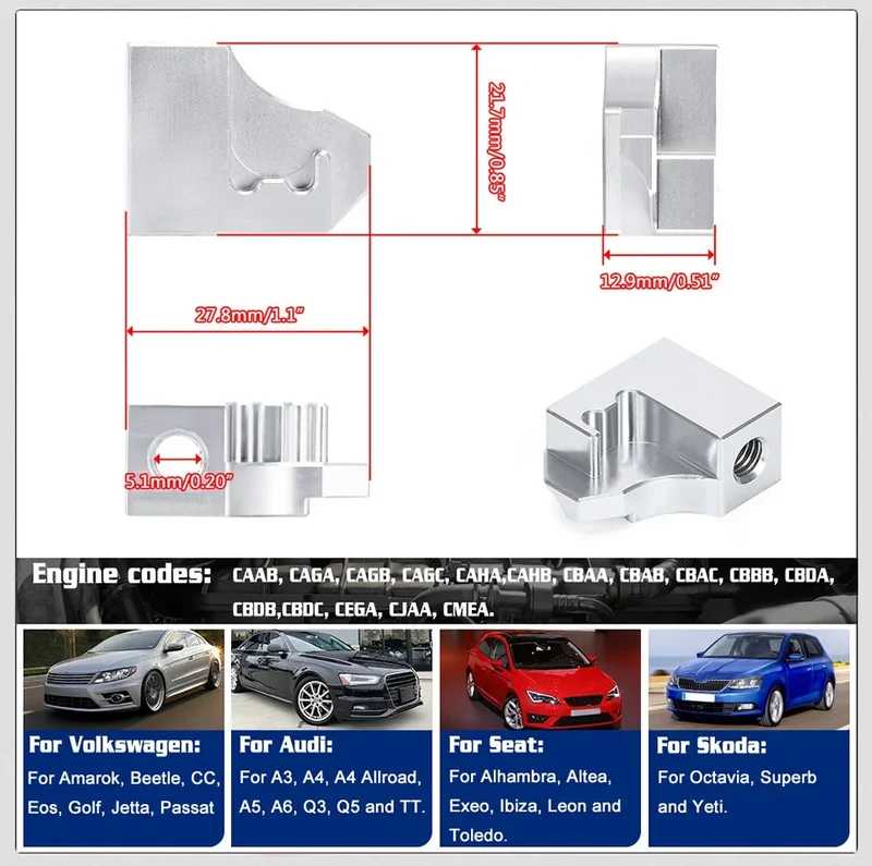 Car Automobile Intake Manifold P2015 Repair Bracket Holder Stand 03L129711AG For VW Audi Skoda Seat 2.0 TDI CR Accessories New