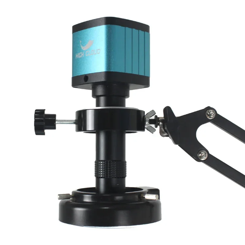 55MP 48MP 4K 1080P HDMI USB Video Microscope Camera 1-130X Infinitely Far C Mount Lens LED Light for Digital Image Acquisition