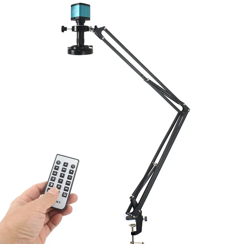 55MP 48MP 4K 1080P HDMI USB Video Microscope Camera 1-130X Infinitely Far C Mount Lens LED Light for Digital Image Acquisition