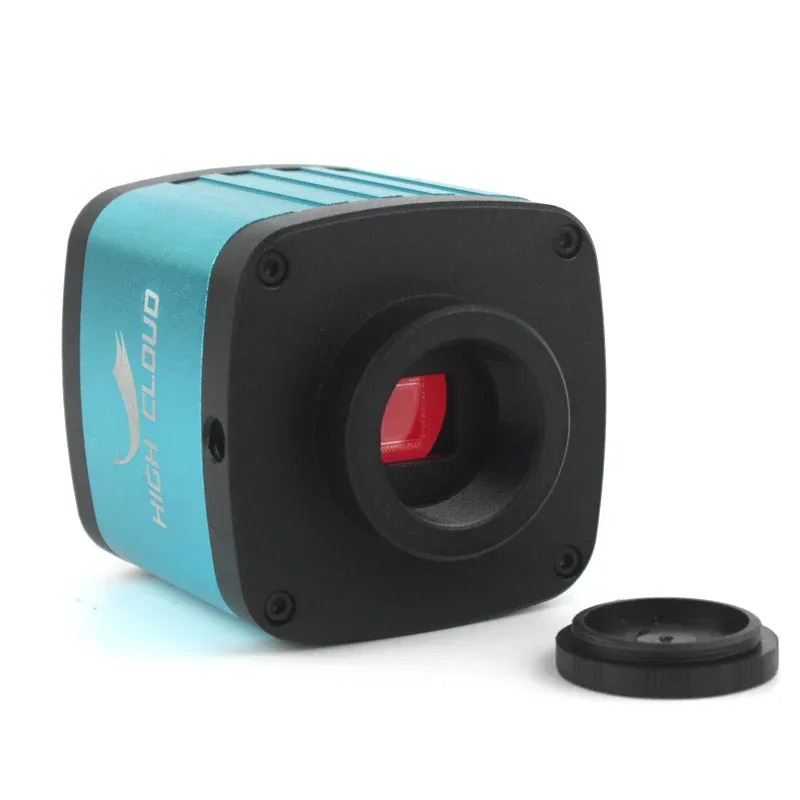 55MP 48MP 4K 1080P HDMI USB Video Microscope Camera 1-130X Infinitely Far C Mount Lens LED Light for Digital Image Acquisition