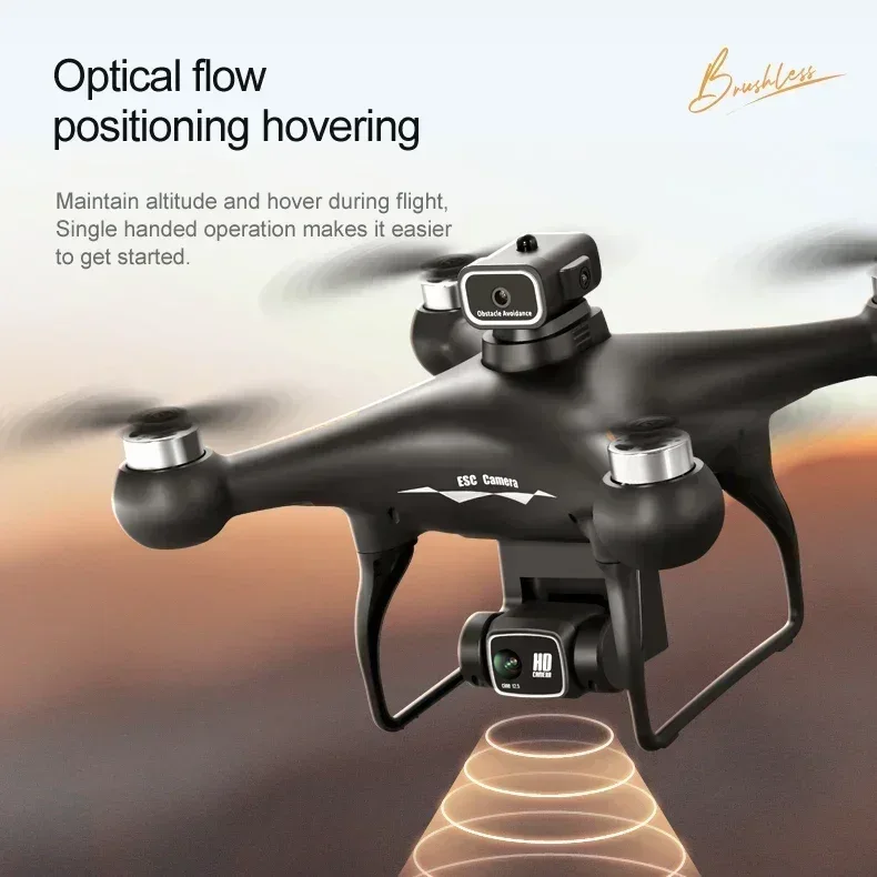 S116 MAX FPV Drone Triple Battery Dual 8K HD Cameras Optical Flow Positioning WIFI Real-Time Transmission 360° Smart Avoidance